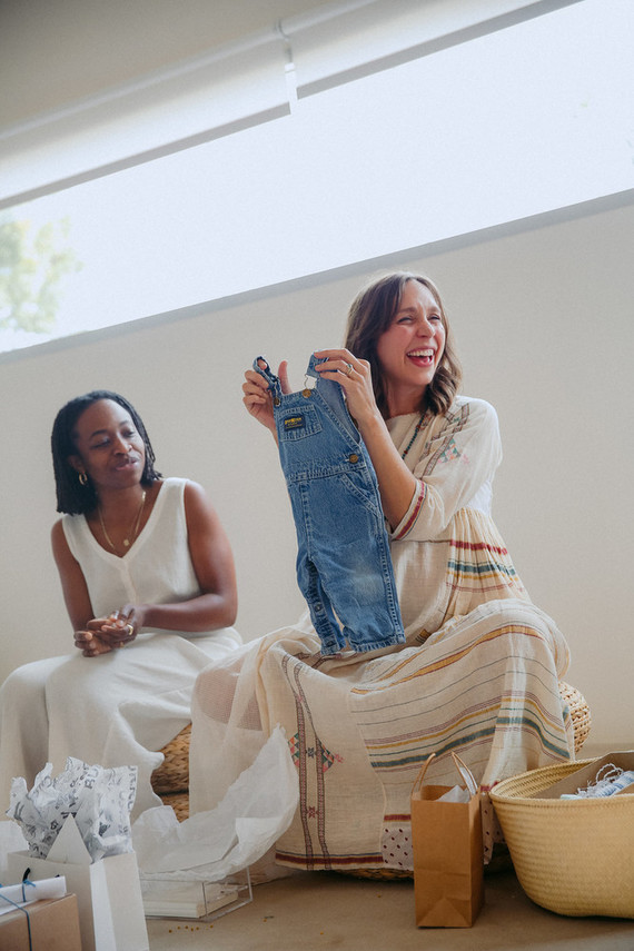 A baby blessing with Erica Chidi Cohen at Loom in Los Angeles
