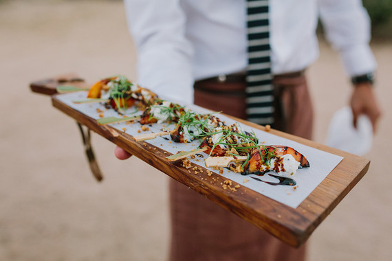 Rustic Joshua Tree wedding with a pink floral dress