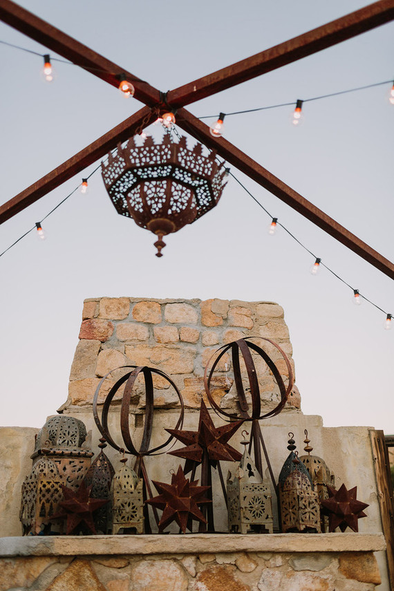 Rustic Joshua Tree wedding with a pink floral dress Inspiration