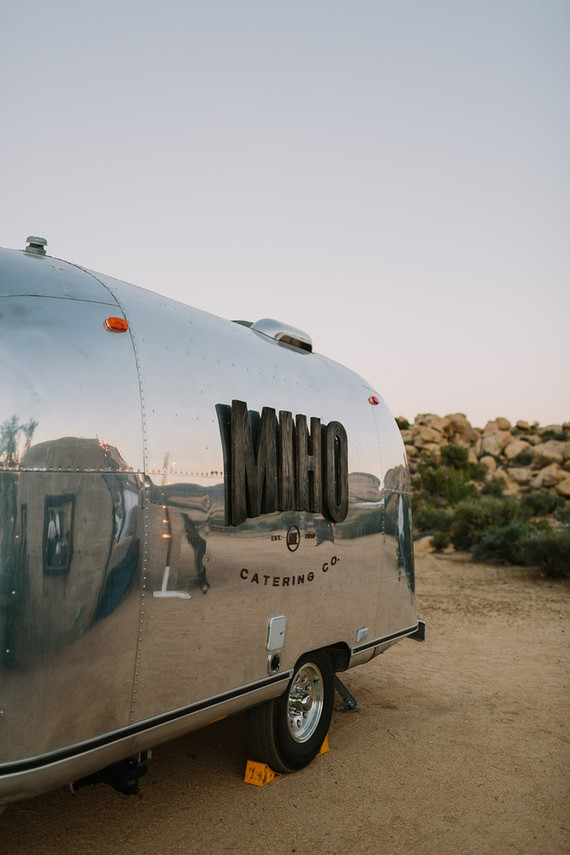 Rustic Joshua Tree wedding with a pink floral dress