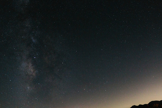 Rustic Joshua Tree wedding with a pink floral dress