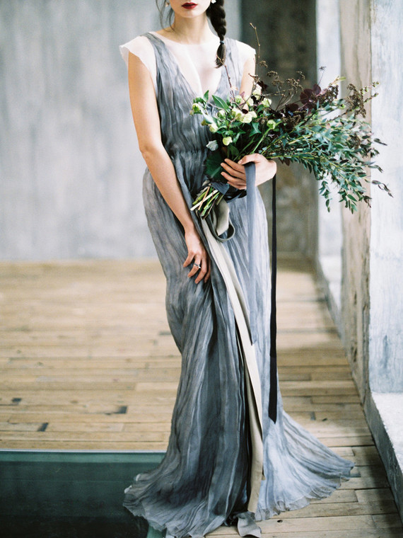 Minimal modern grey wedding ideas