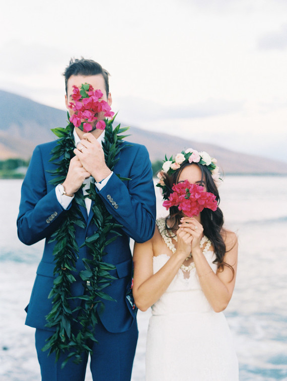 Maui wedding at Olowalu Plantation House