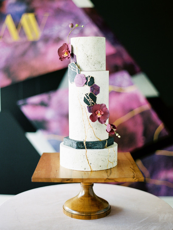 Modern ultraviolet wedding inspiration Inspiration