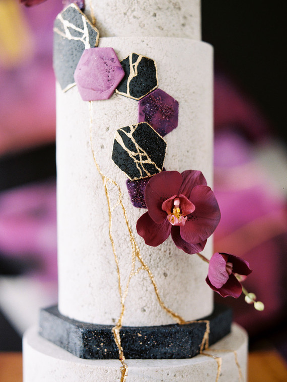 Modern ultraviolet wedding inspiration Inspiration