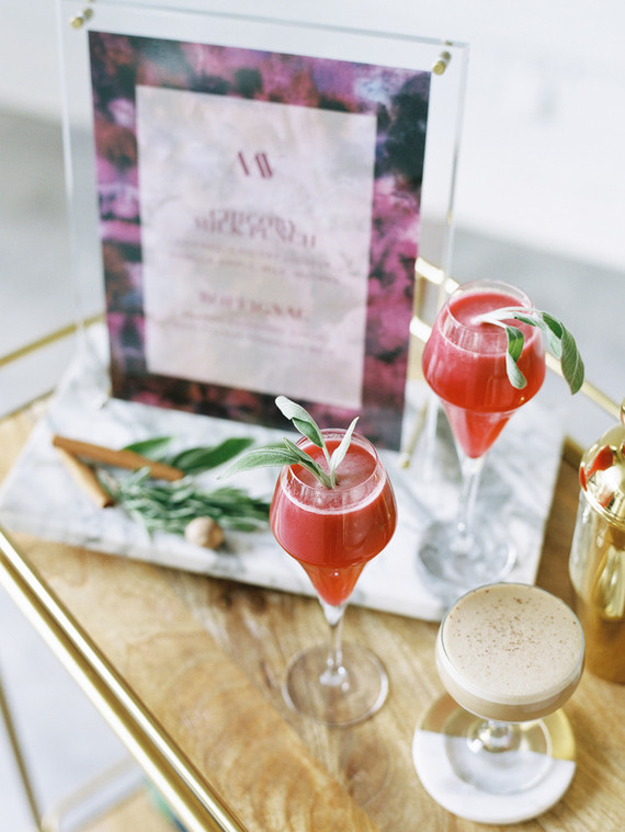 Modern ultraviolet wedding inspiration Inspiration