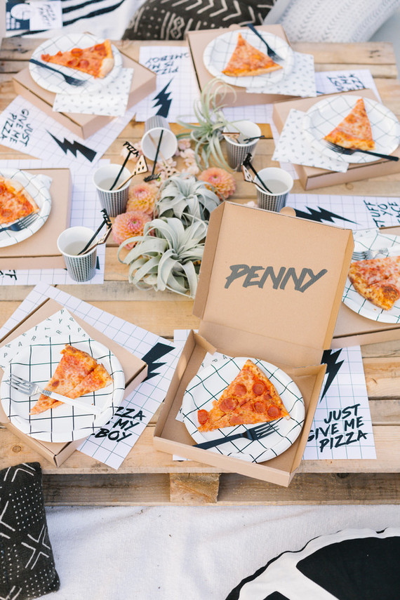National Pizza Day party from Beijos Events Inspiration