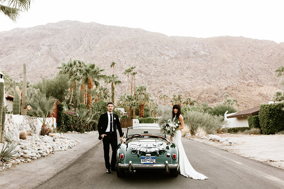 Classic modern Palm Springs wedding at the Avalon