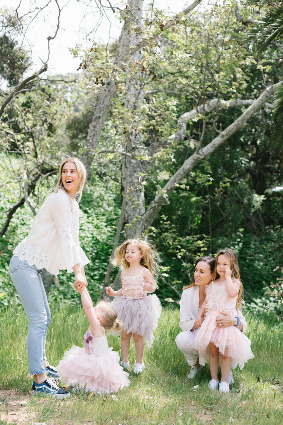Fairyland birthday party for sisters at Temescal Canyon in Los Angeles