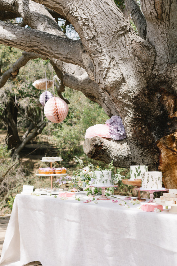 Fairyland birthday party for sisters at Temescal Canyon in Los Angeles