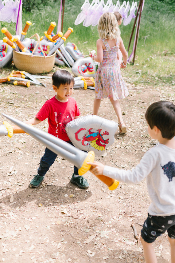 Fairyland birthday party for sisters at Temescal Canyon in Los Angeles