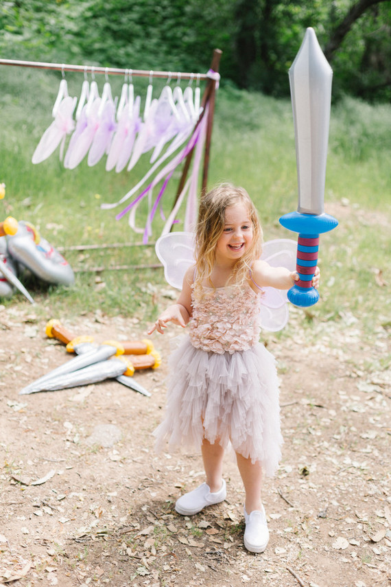 Fairyland birthday party for sisters at Temescal Canyon in Los Angeles