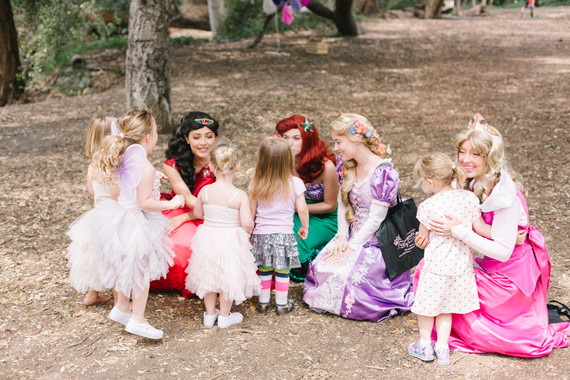 Fairyland birthday party for sisters at Temescal Canyon in Los Angeles