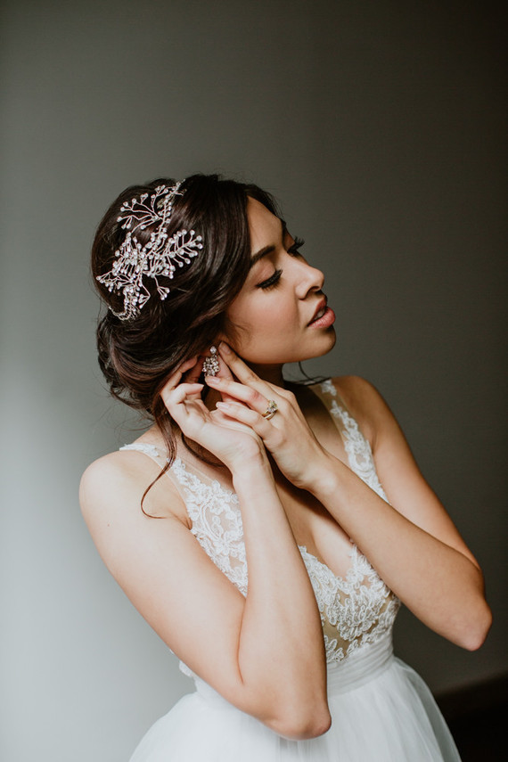 Floral spring indoor wedding ideas at Ajax DC Inspiration