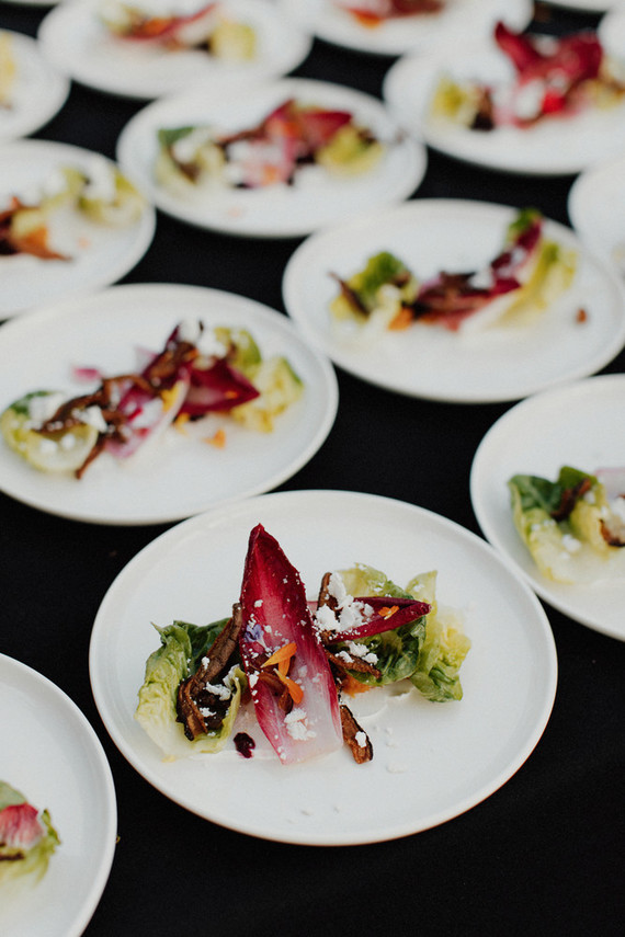 Artful hip earth-tone wedding at Office Party in LA