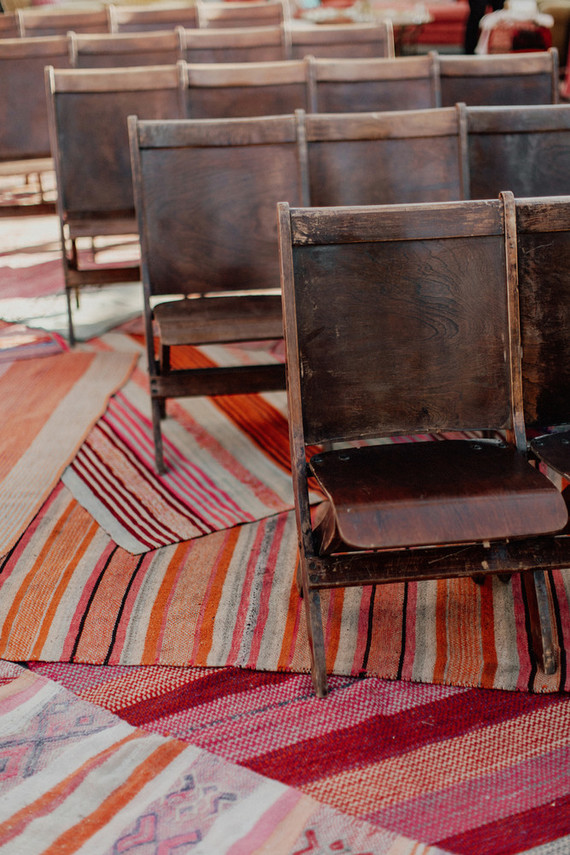 Artful hip earth-tone wedding at Office Party in LA