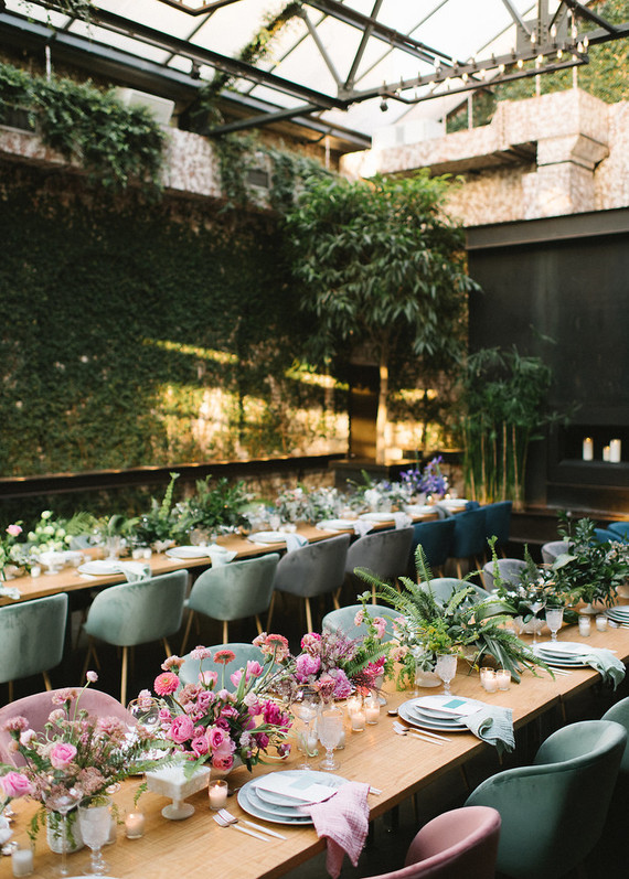 Ombre dinner party with Collective Gatherings in Brooklyn