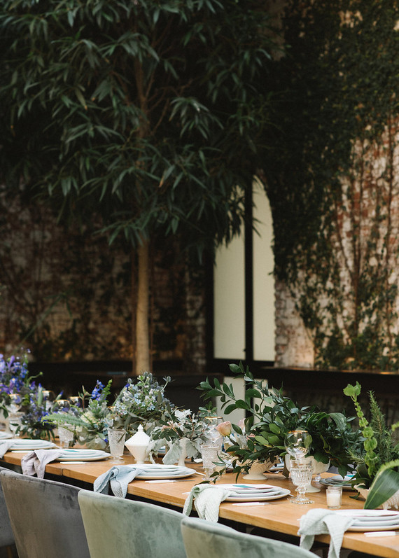 Ombre dinner party with Collective Gatherings in Brooklyn