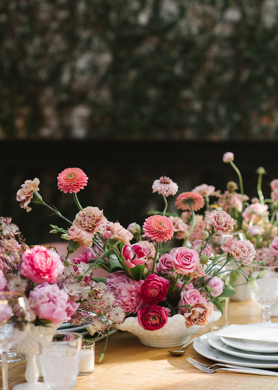 Ombre dinner party with Collective Gatherings in Brooklyn