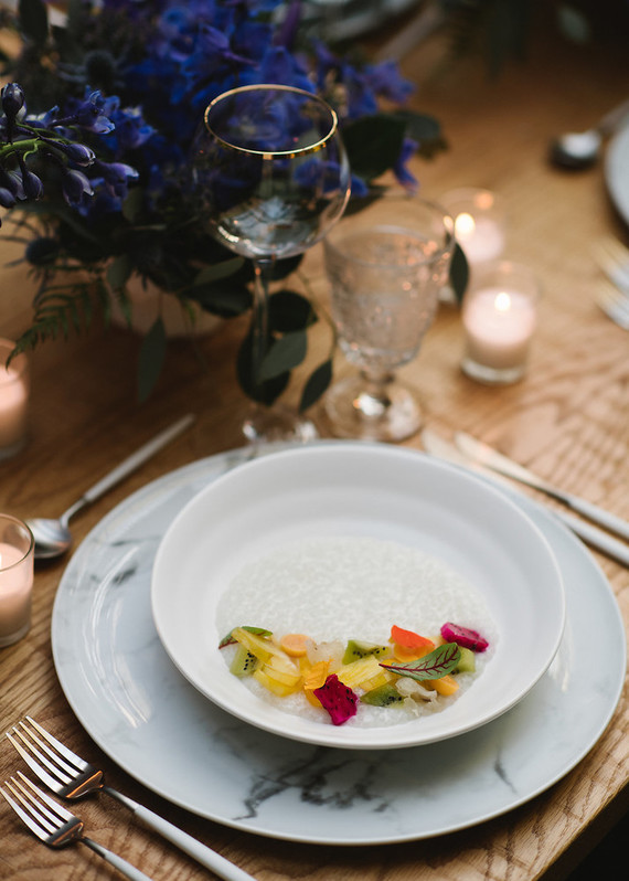 Ombre dinner party with Collective Gatherings in Brooklyn