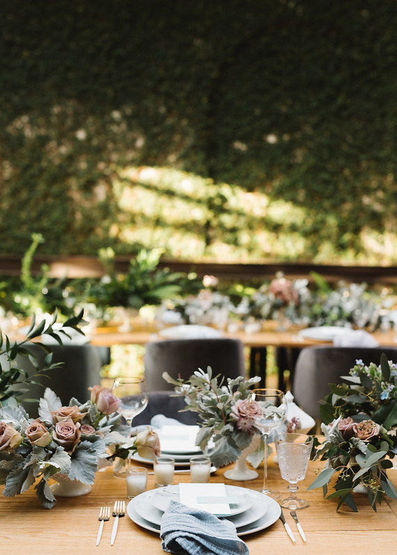 Ombre dinner party with Collective Gatherings in Brooklyn