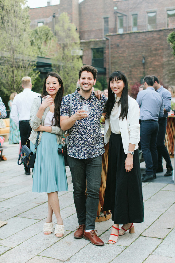 Ombre dinner party with Collective Gatherings in Brooklyn