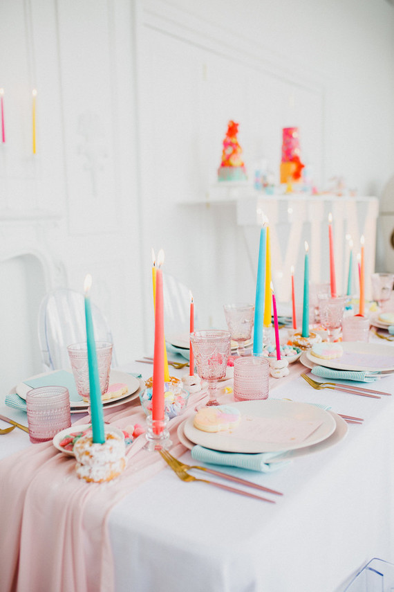 Whimsical neon candy-inspired wedding ideas