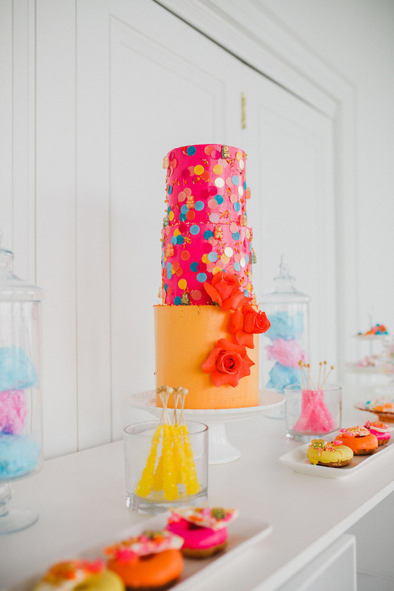 Whimsical neon candy-inspired wedding ideas