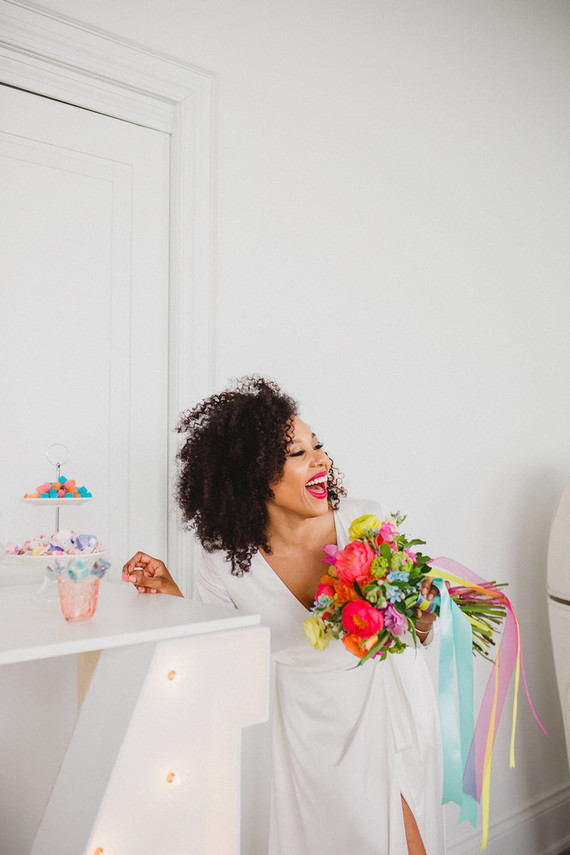 Whimsical neon candy-inspired wedding ideas