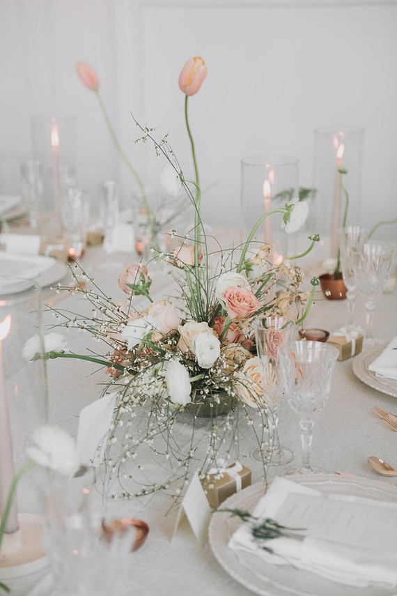 Intimate minimal pastel wedding at The Great Hall in Toronto Inspiration