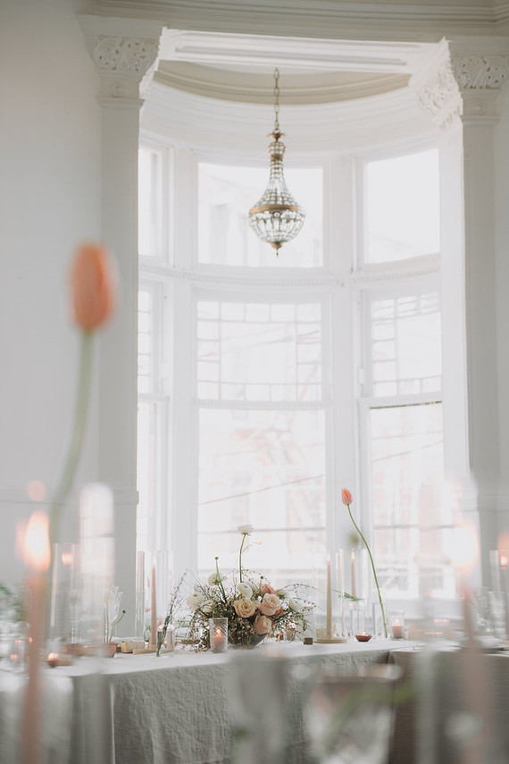 Intimate minimal pastel wedding at The Great Hall in Toronto
