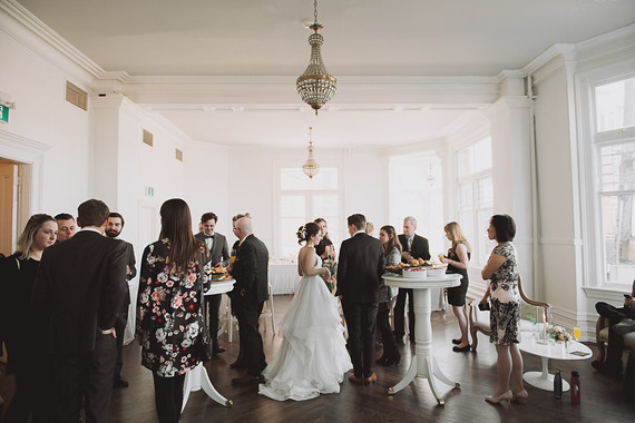 Intimate minimal pastel wedding at The Great Hall in Toronto