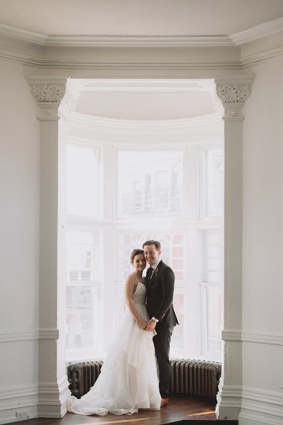 Intimate minimal pastel wedding at The Great Hall in Toronto