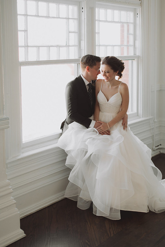 Intimate minimal pastel wedding at The Great Hall in Toronto