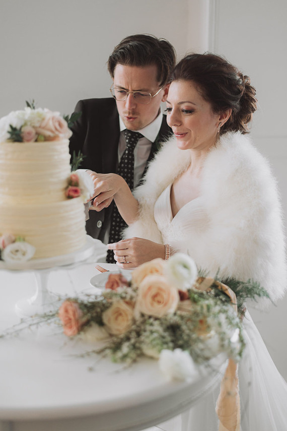 Intimate minimal pastel wedding at The Great Hall in Toronto