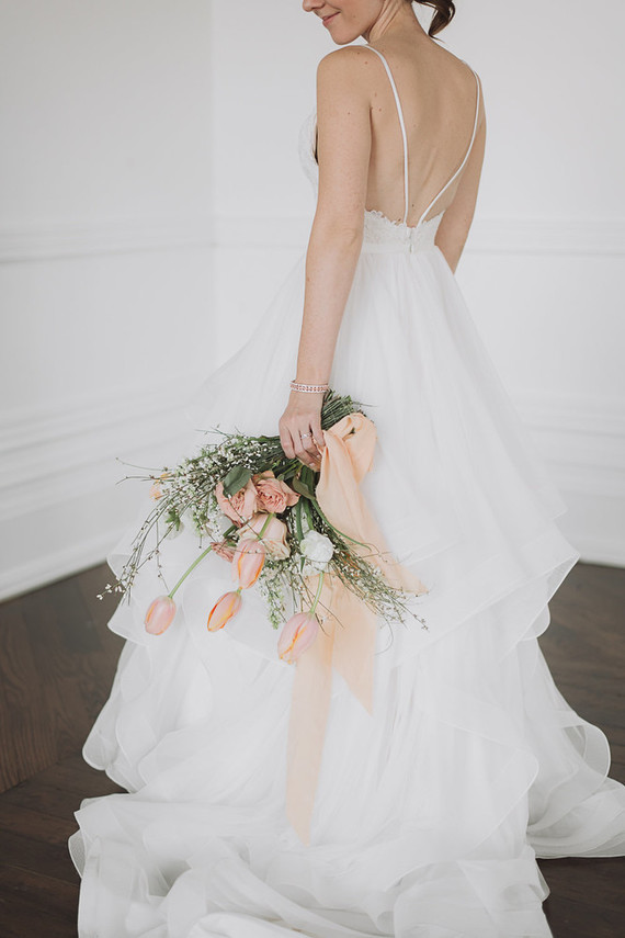 Intimate minimal pastel wedding at The Great Hall in Toronto