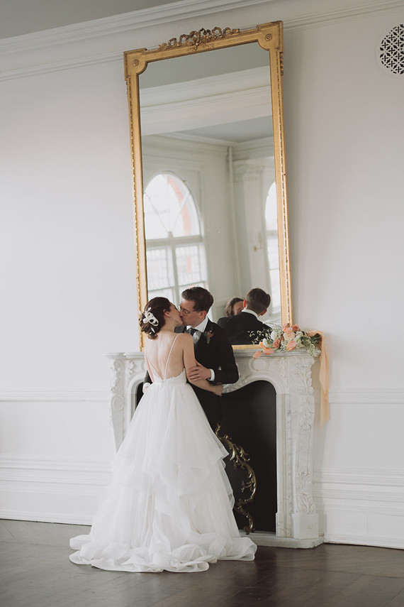 Intimate minimal pastel wedding at The Great Hall in Toronto