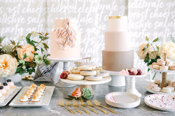 dessert table