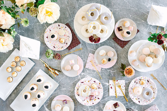 dessert table