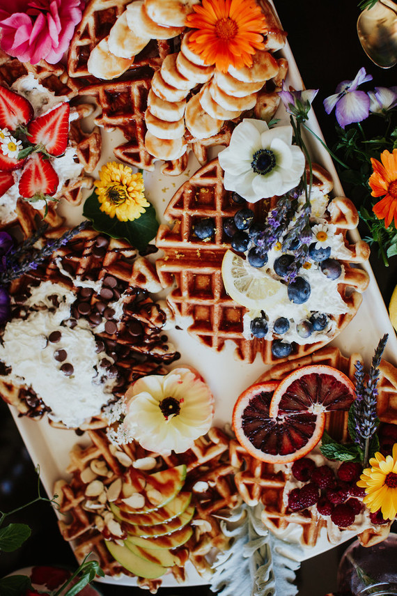 Bright floral bridesmaid brunch ideas