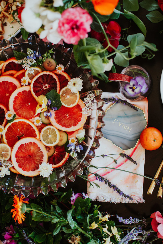 Bright floral bridesmaid brunch ideas