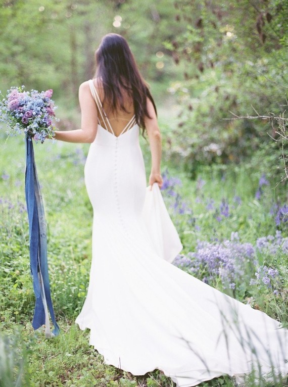Forget me knot bridal bouquet