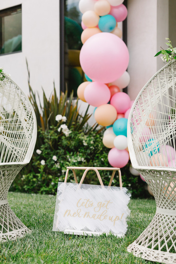 Mermaid backyard birthday party by Beijos Events