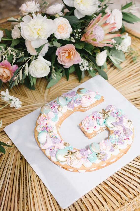 Mermaid backyard birthday party by Beijos Events