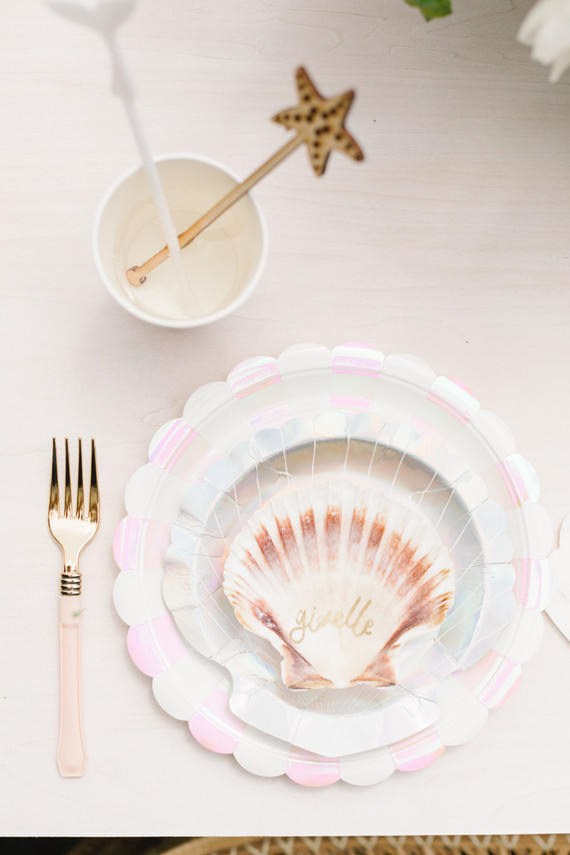 Mermaid backyard birthday party by Beijos Events