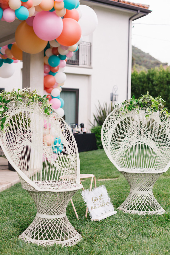 Mermaid backyard birthday party by Beijos Events