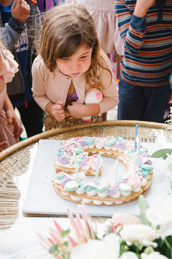 Mermaid backyard birthday party by Beijos Events