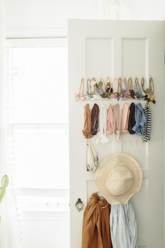 Earthy pastel girl's nursery