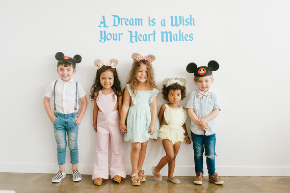 Modern Disneyland themed birthday party