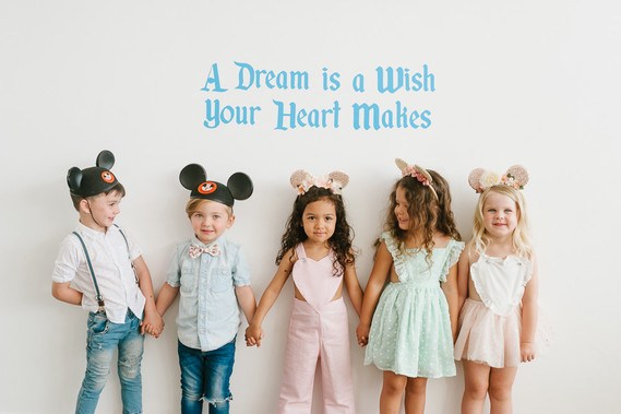 Modern Disneyland themed birthday party